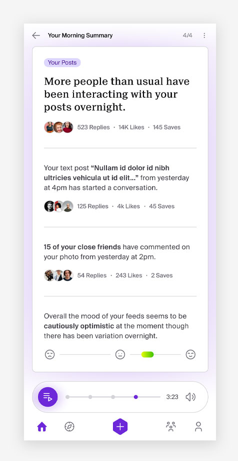 Summary Screen
