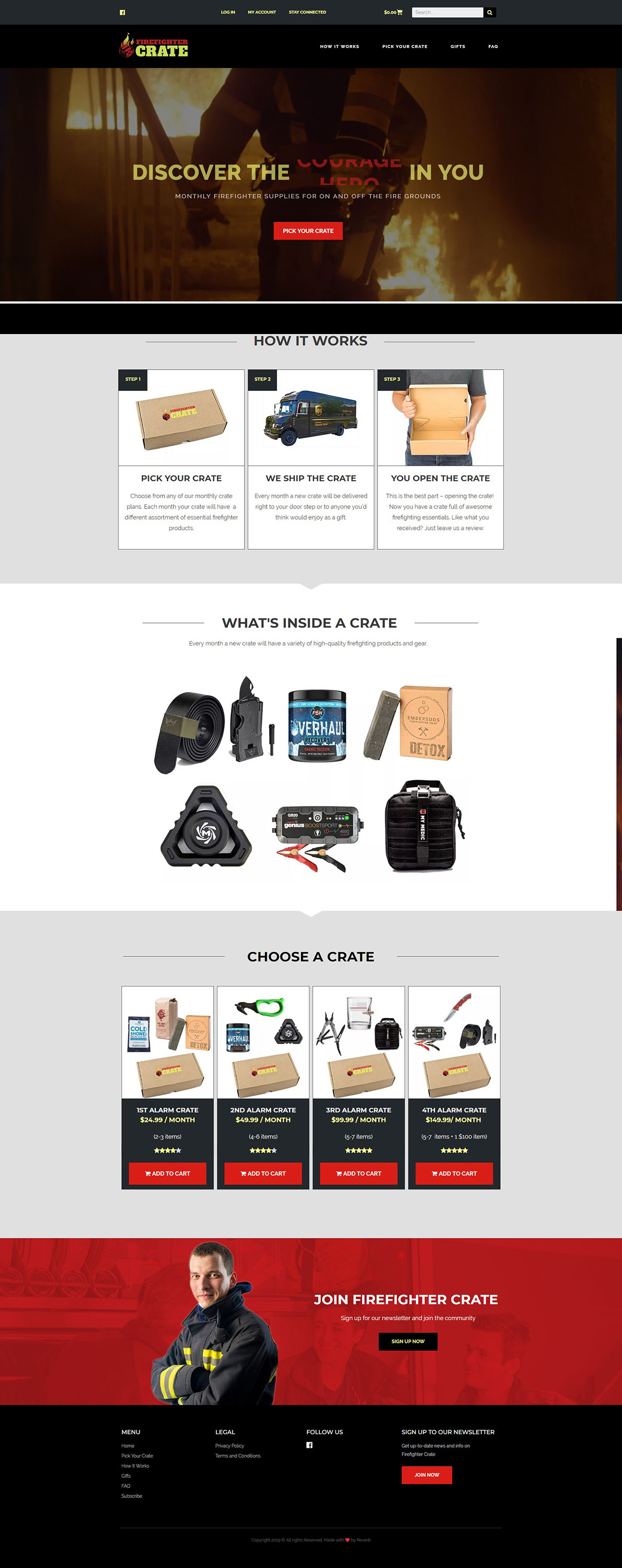 Firefighter Crate